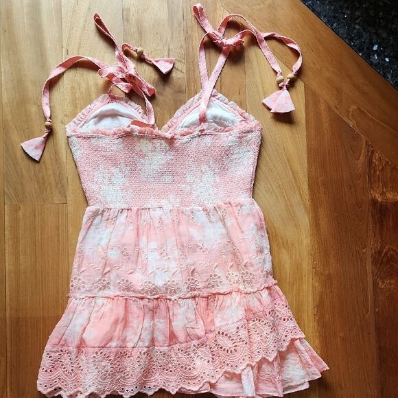 LoveShackFancy Pink Textured Dress - Women's Size Medium (NWT) - Picture 5 of 7